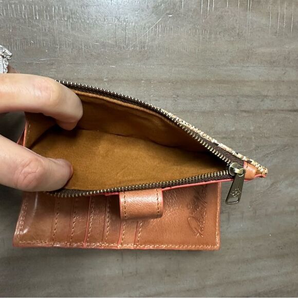 Patricia Nash Multi Color Woven wallet with leather trim. - Picture 6 of 8